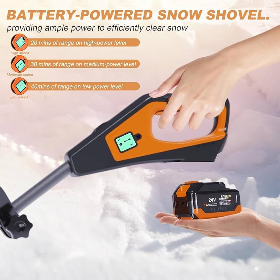 Amazon.com: Cordless Electric Snow Shovel with Directional Plate