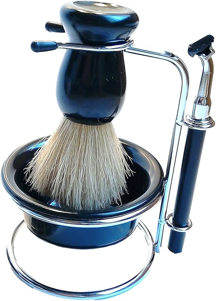 Amazon.co.jp: バーバー セット！ シェービング セット ブラシ