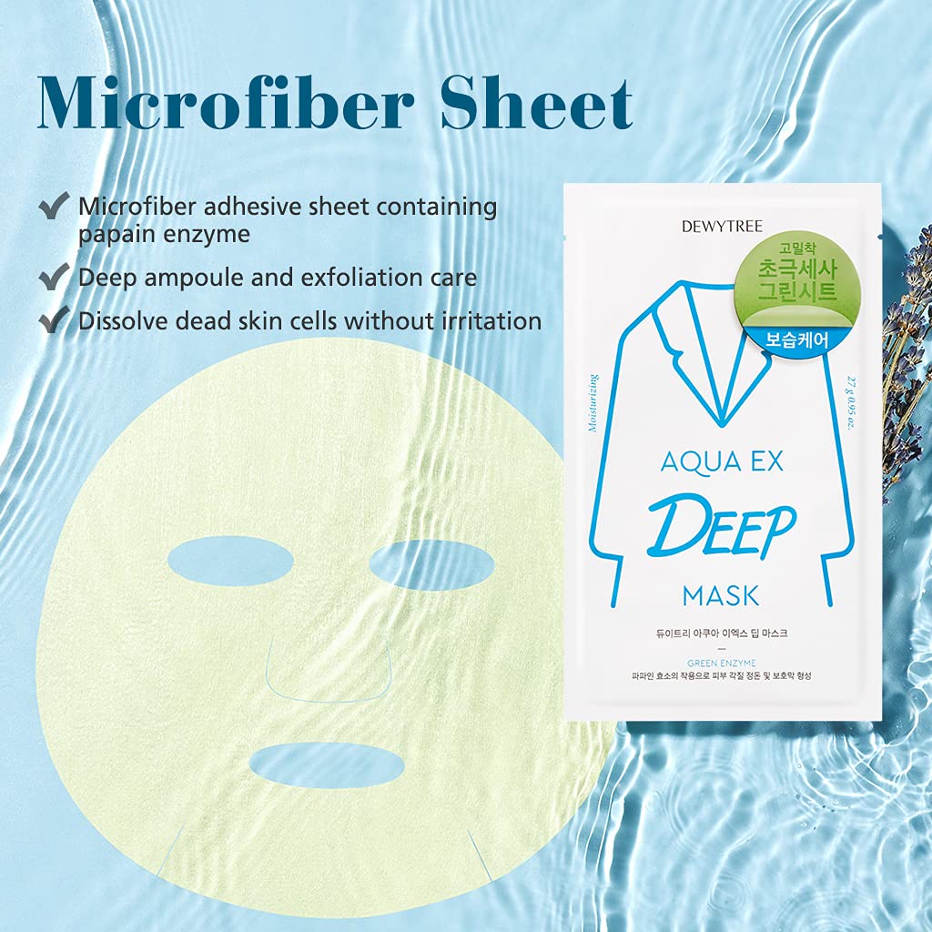 Amazon.com : DEWYTREE Aqua EX Deep Mask | Hydrating Face Masks for