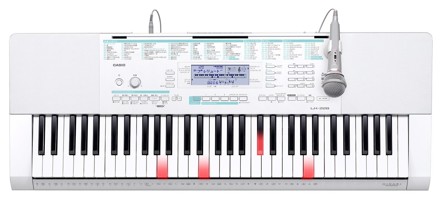 Amazon | CASIO(カシオ) 61鍵盤 電子キーボード LK-228 [光