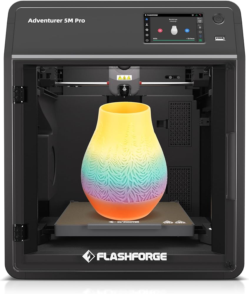 FLASHFORGE Adventurer 5M Pro 3D Printer, 600mm/s High-Speed, FDM