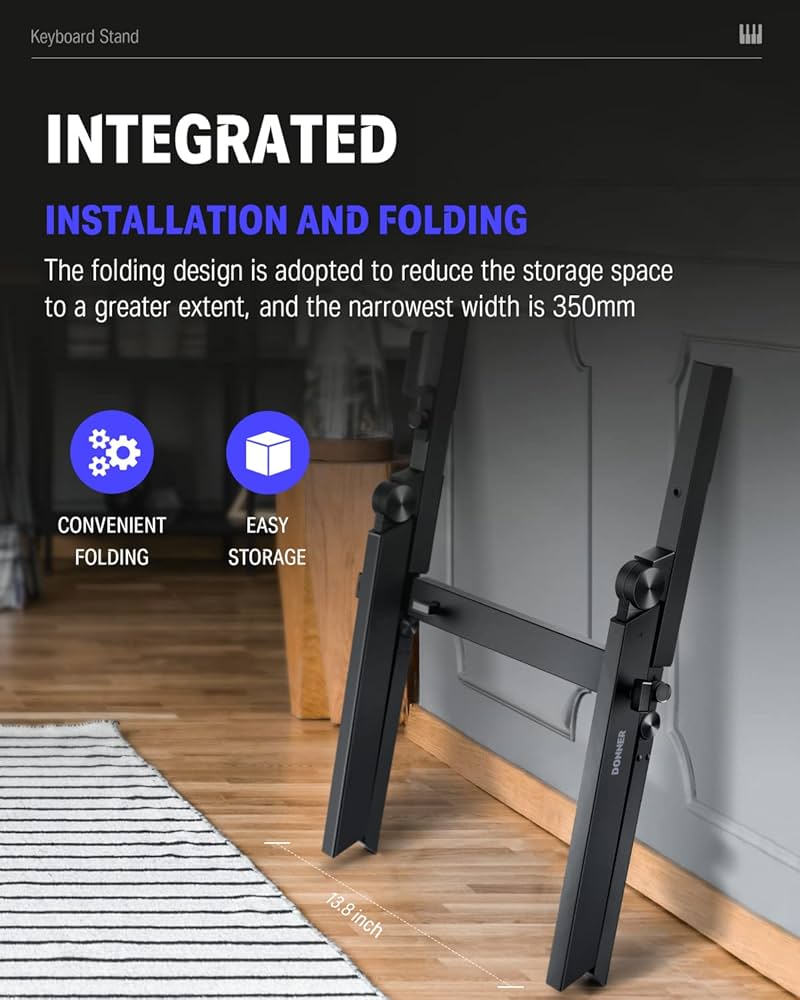 Amazon.com: Donner Folding Keyboard Stand, Z-style Heavy-Duty