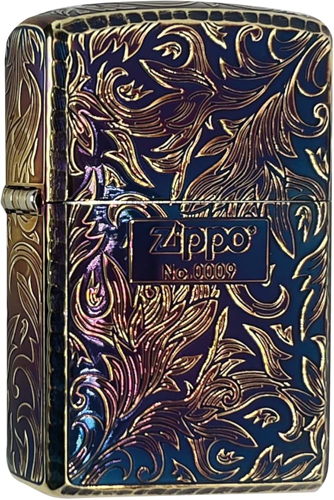 Amazon.co.jp: ZIPPO(ジッポー）アーマー限定 唐草 高級BOX付き 162GI