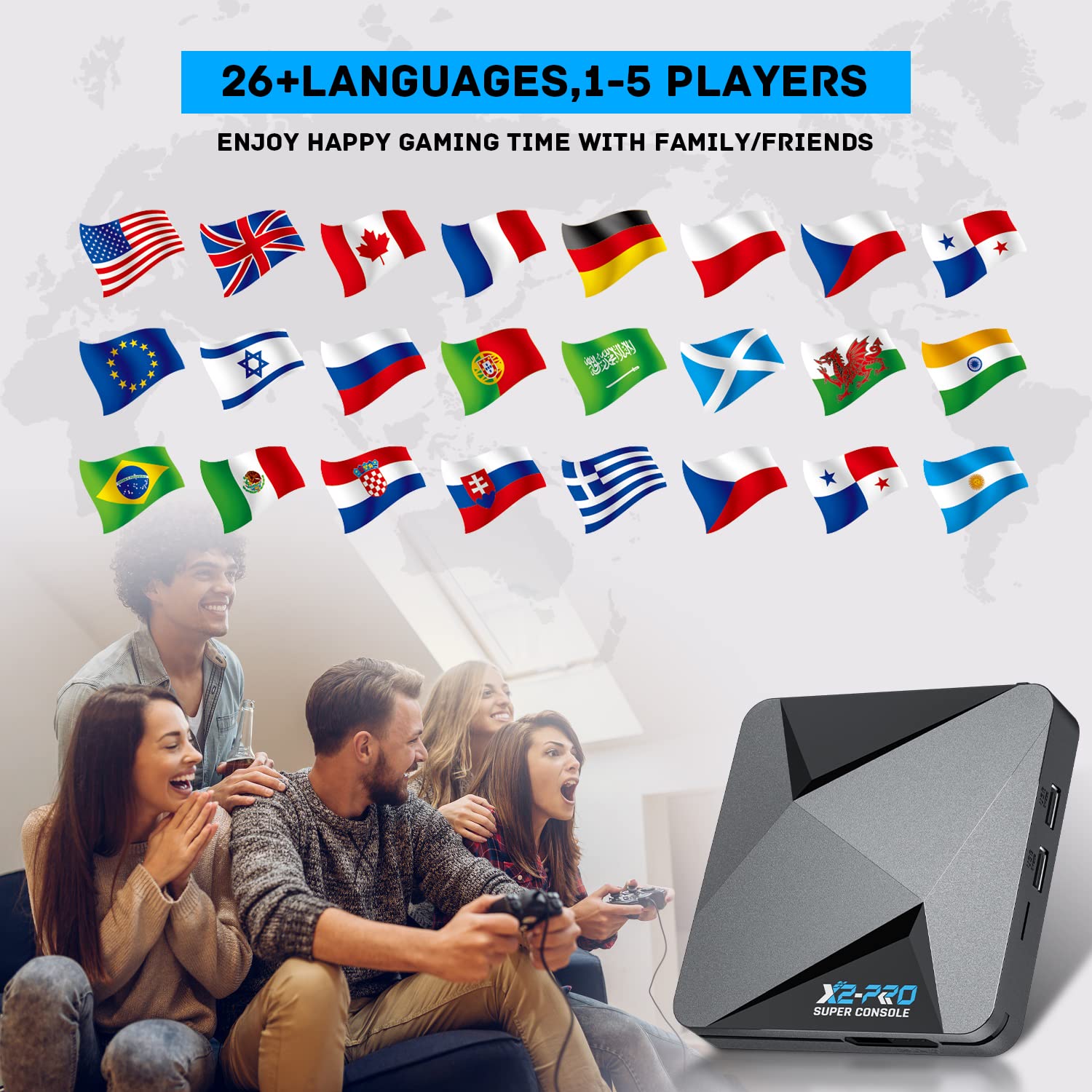 Amazon | スーパーコンソール X2 PRO レトロゲームコンソール 100,000+