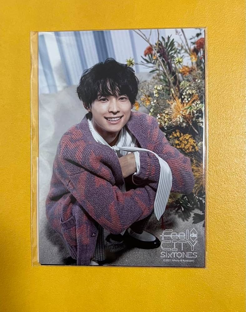 Amazon.co.jp: SixTONES 松村北斗 feel da cityフォトセット : ホーム