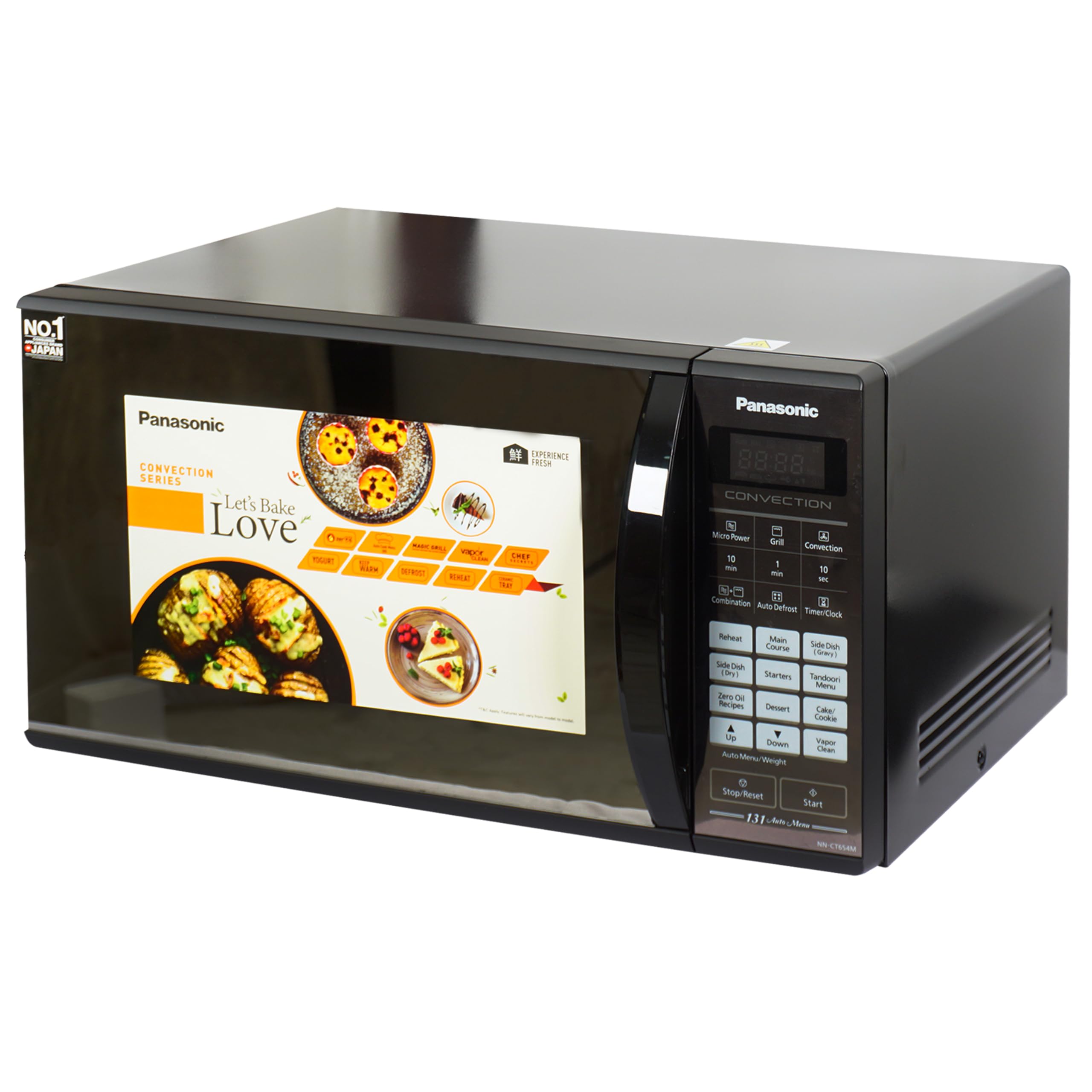 Panasonic Nn-Ct654Mfeg 27L Convection Microwave Oven, Silver