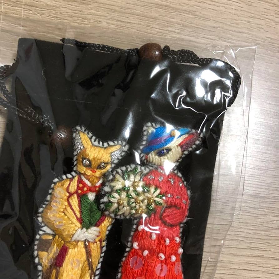 アニメージュとジブリ展刺繍ブローチバロン＆ルイーゼ耳をすませばtamao