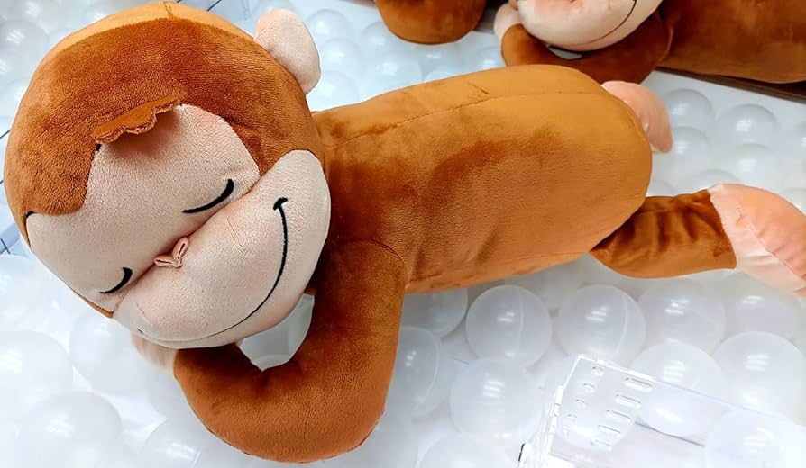 Amazon.co.jp: おさるのジョージ ぬいぐるみ スーパーラージ おやすみ