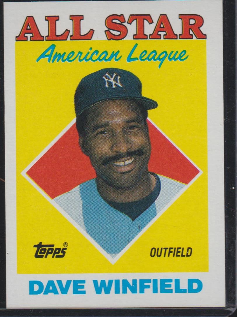 Amazon.com: 1988 Topps Dave Winfield Yankees All Star Baseball