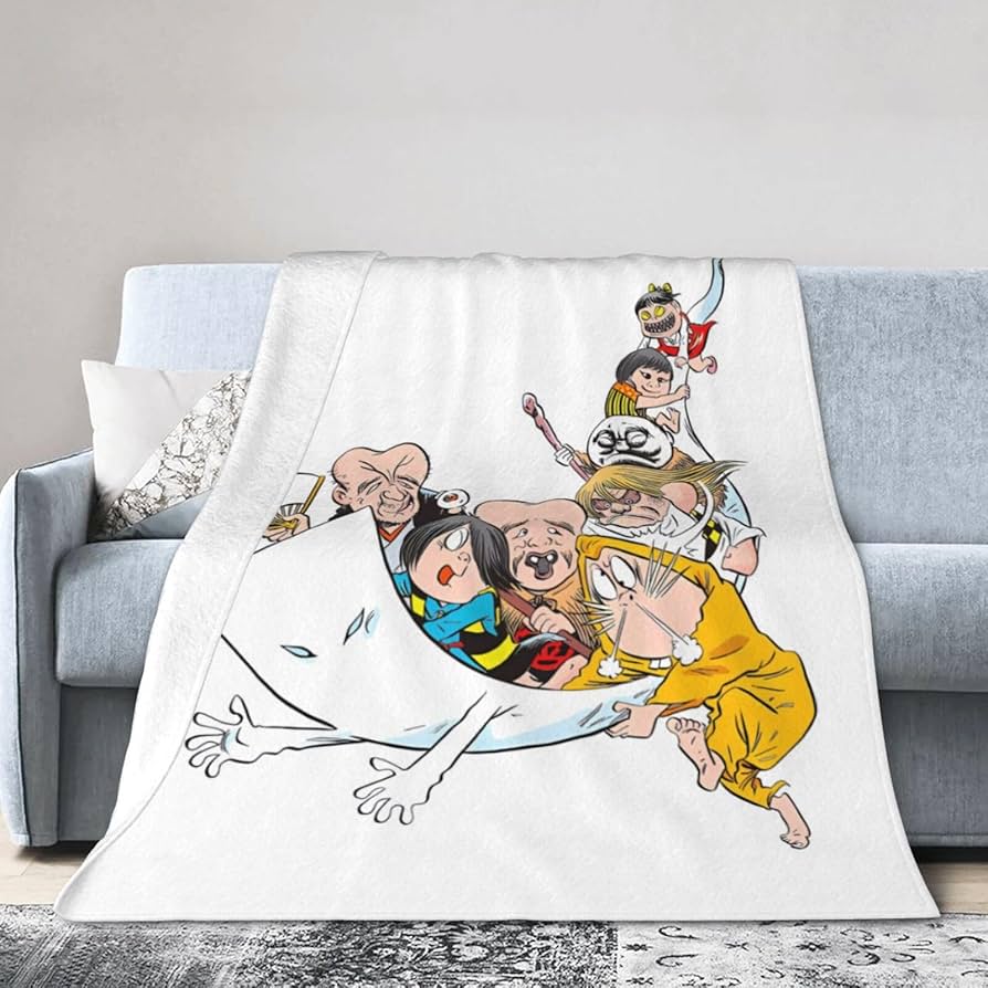 Amazon｜ゲゲゲの鬼太郎 毛布 柔らかい 厚手 毛布 ブランケット