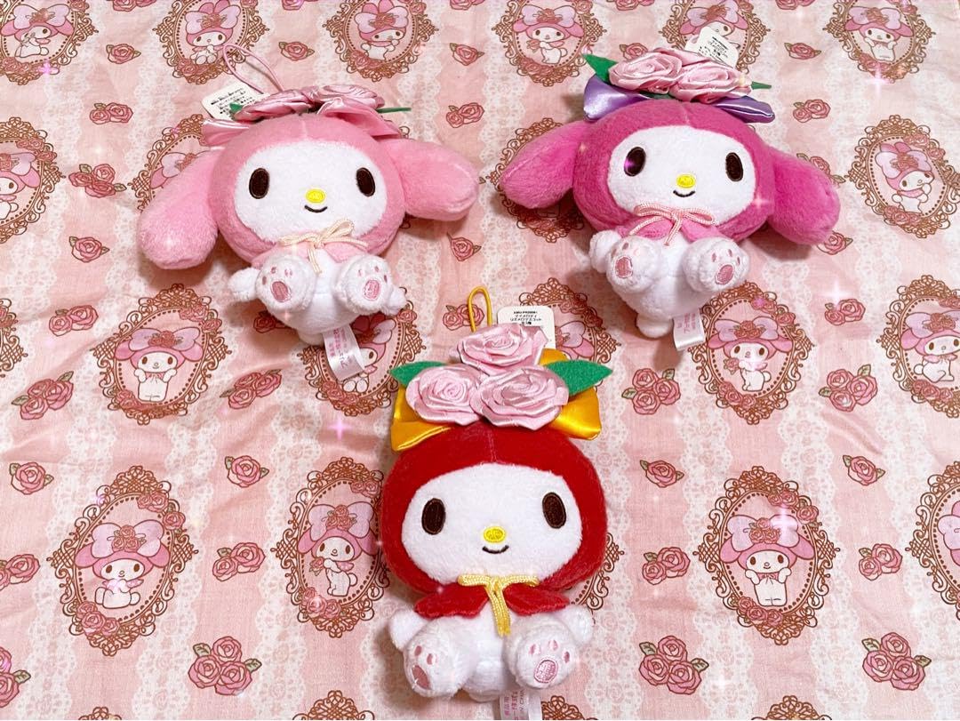 レア マイメロ リズメロ リズリサ ぬいぐるみ パスケース マスコット