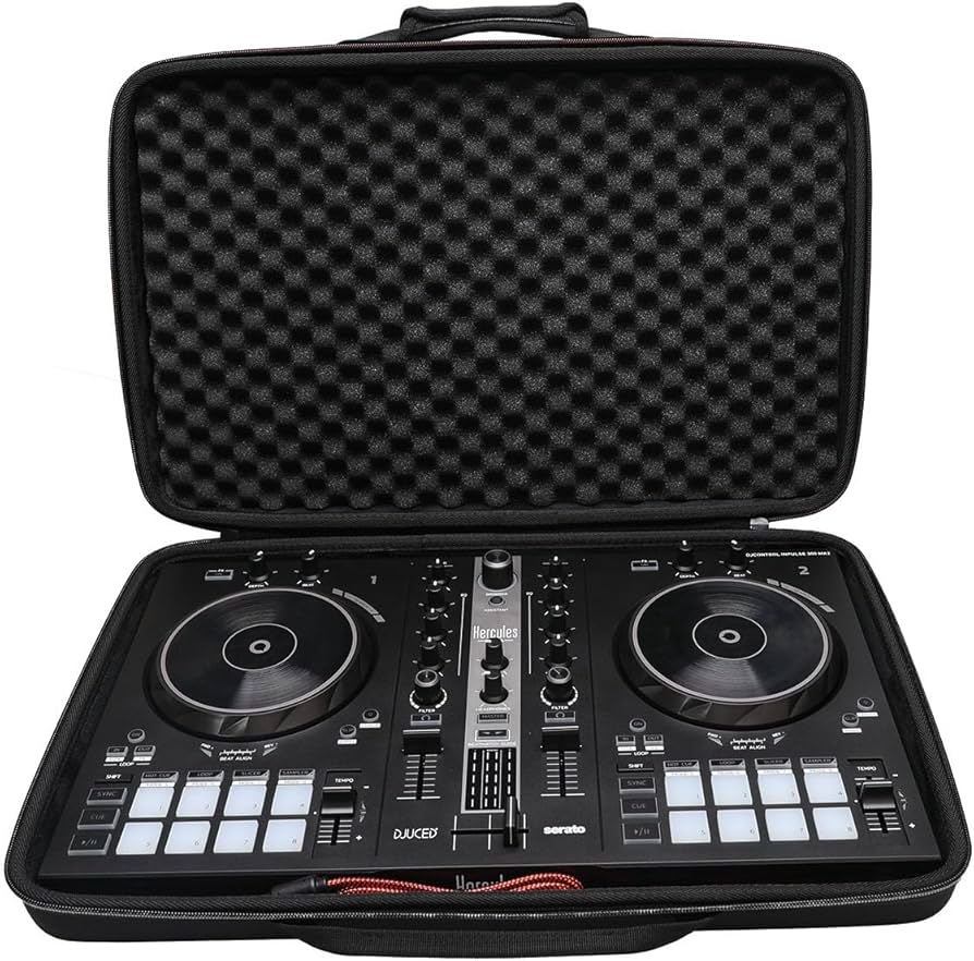 Amazon.com: XANAD Black Case for Pioneer DJ DDJ-FLX4 2-deck or