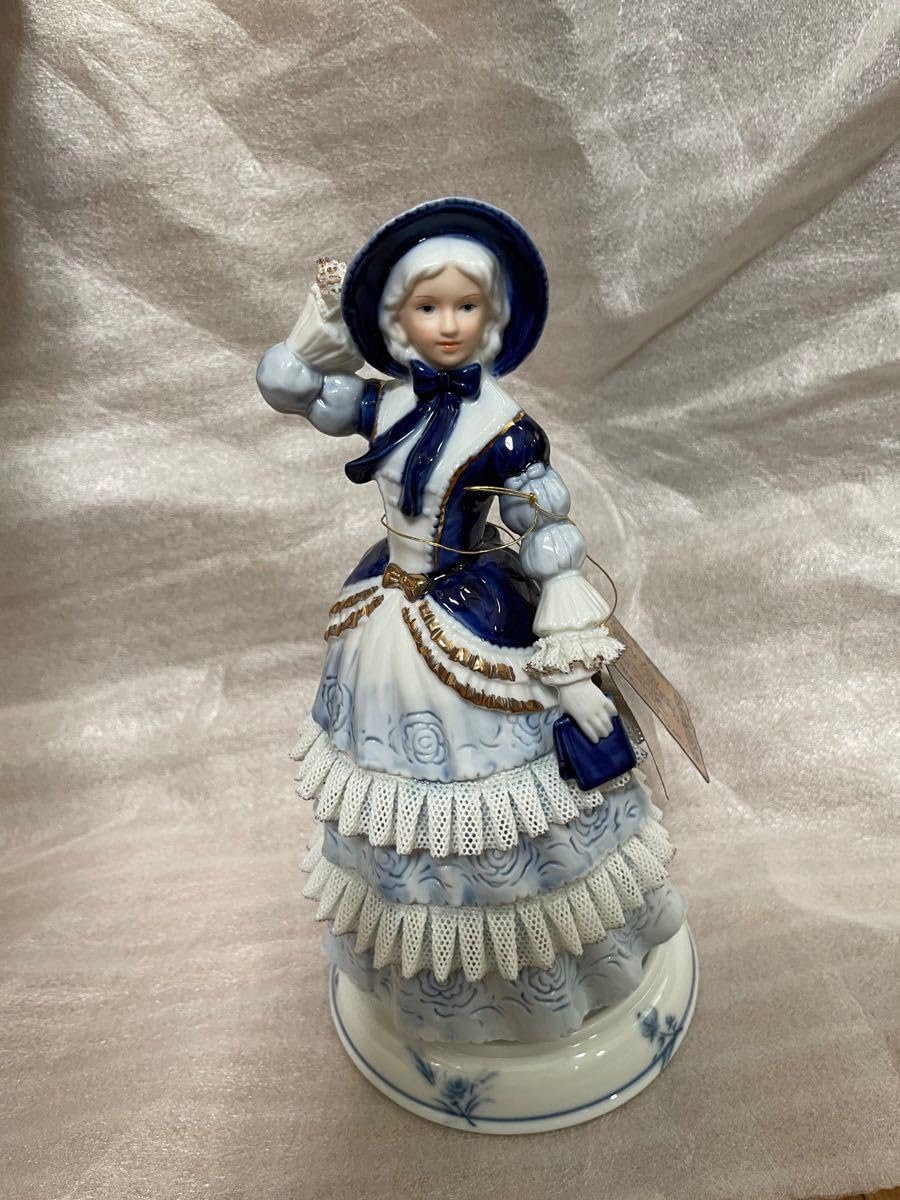 Amazon | De Main ドマン陶器人形 オルゴール | オルゴール | おもちゃ