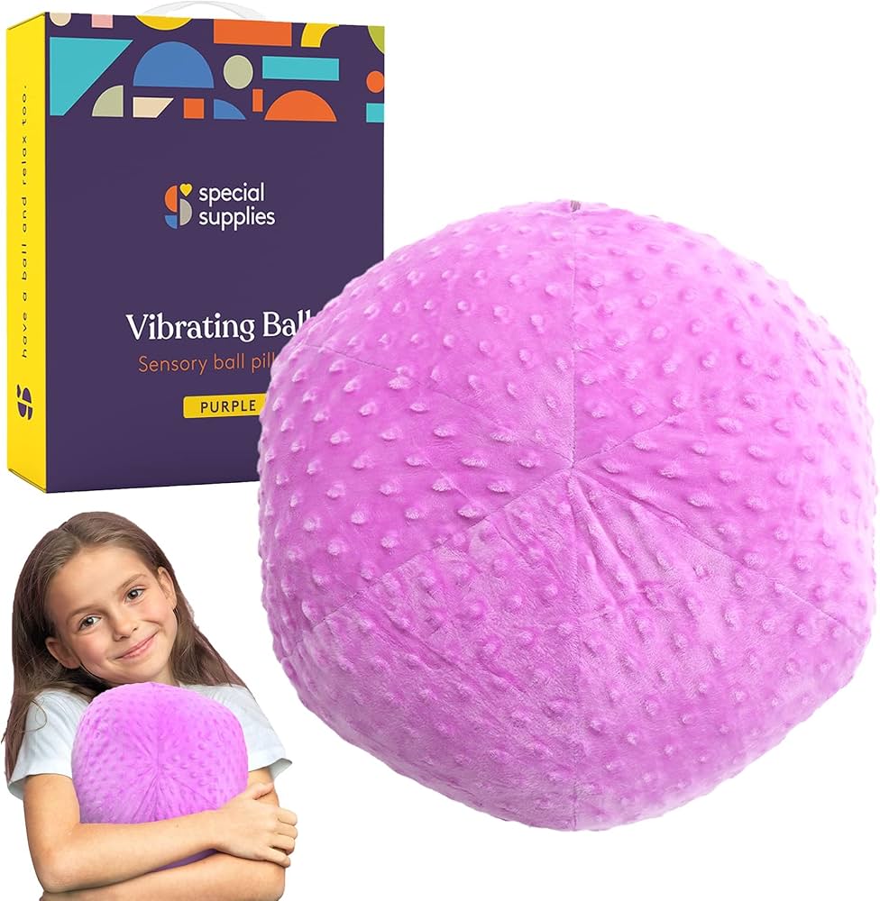 Special Supplies Vibrating Ball Pillow Sensory Pressure Activated