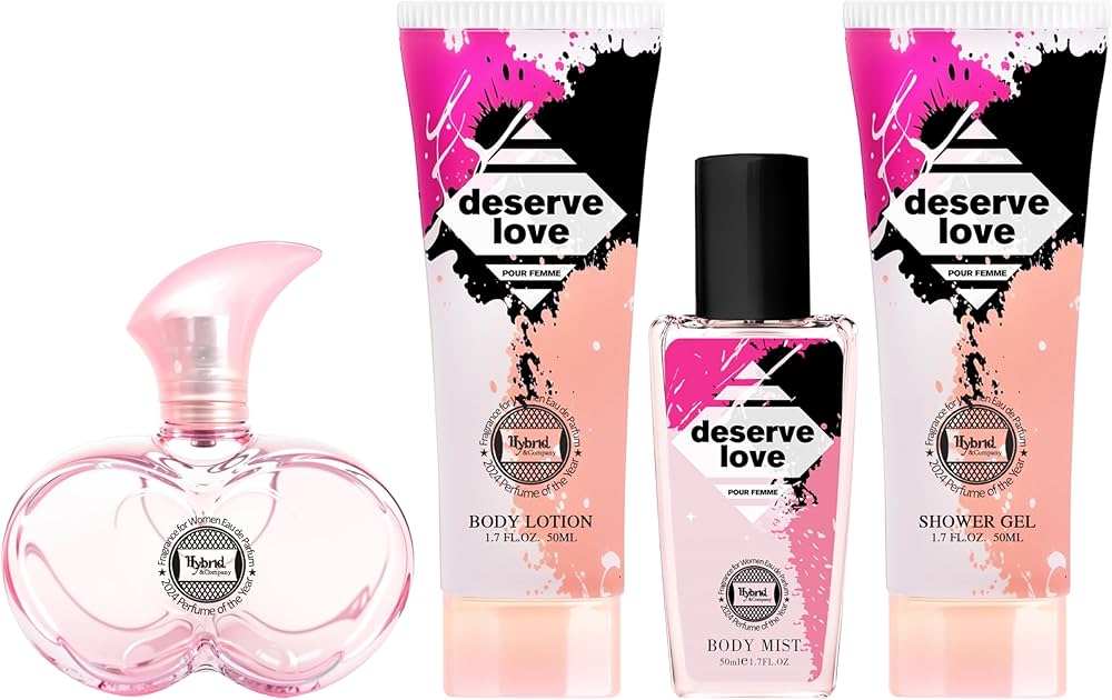 Amazon.com : Hybrid & Company Deserve Love 4-Piece Gift Set for