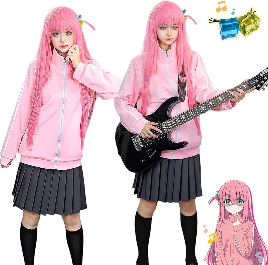 Amazon | Plazhen ぼっち・ざ・ろっく!風 後藤ひとり コスプレ衣装