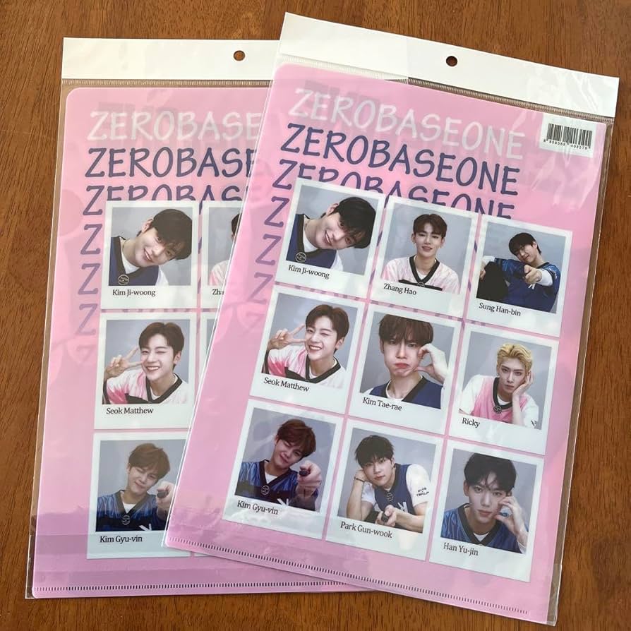 Amazon.co.jp: ZEROBASEONE ZB1 ゼベワン クリアファイル : おもちゃ