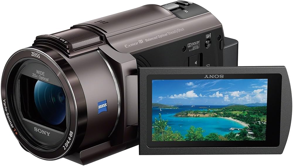 Amazon | SONY ビデオカメラ FDR-AX40 4K 64GB 光学20倍 ブロンズ