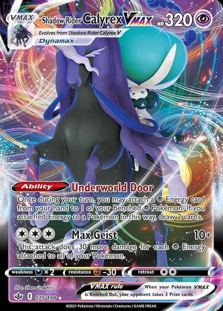 Amazon.co.jp: Pokemon Cards: Shadow Rider Calyrex VMAX League