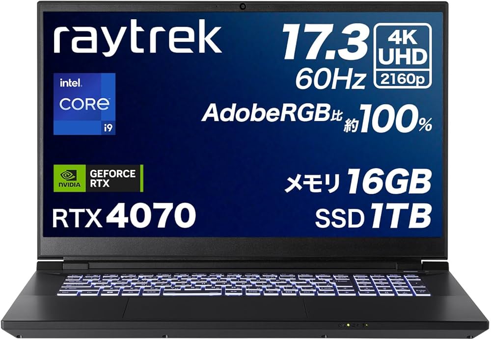 Amazon.co.jp: Raytrek Laptop Raytrek R7-RL 3DCG Model Core i9