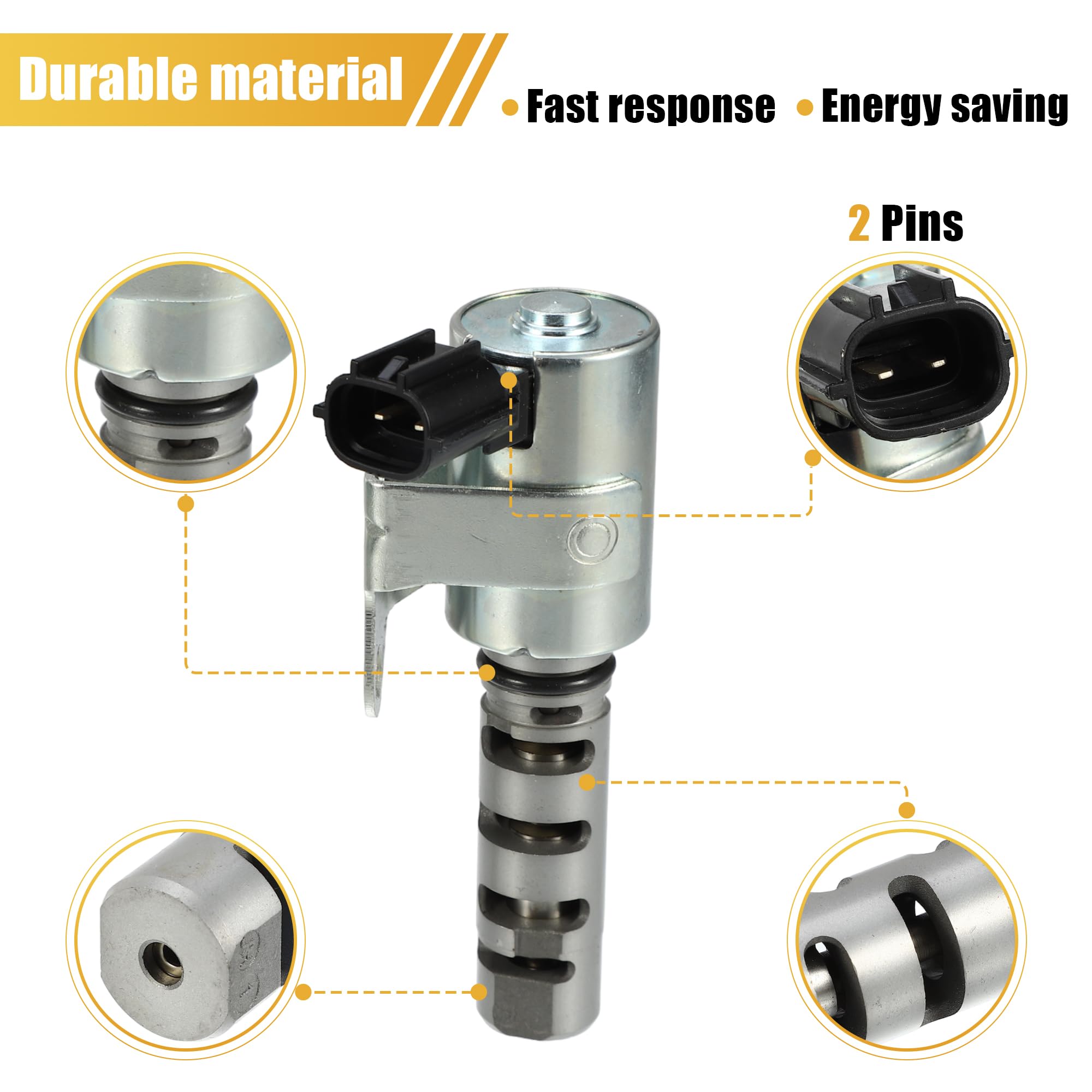 Amazon | uxcell 左右可変バルブタイミングソレノイド VVT トヨタに