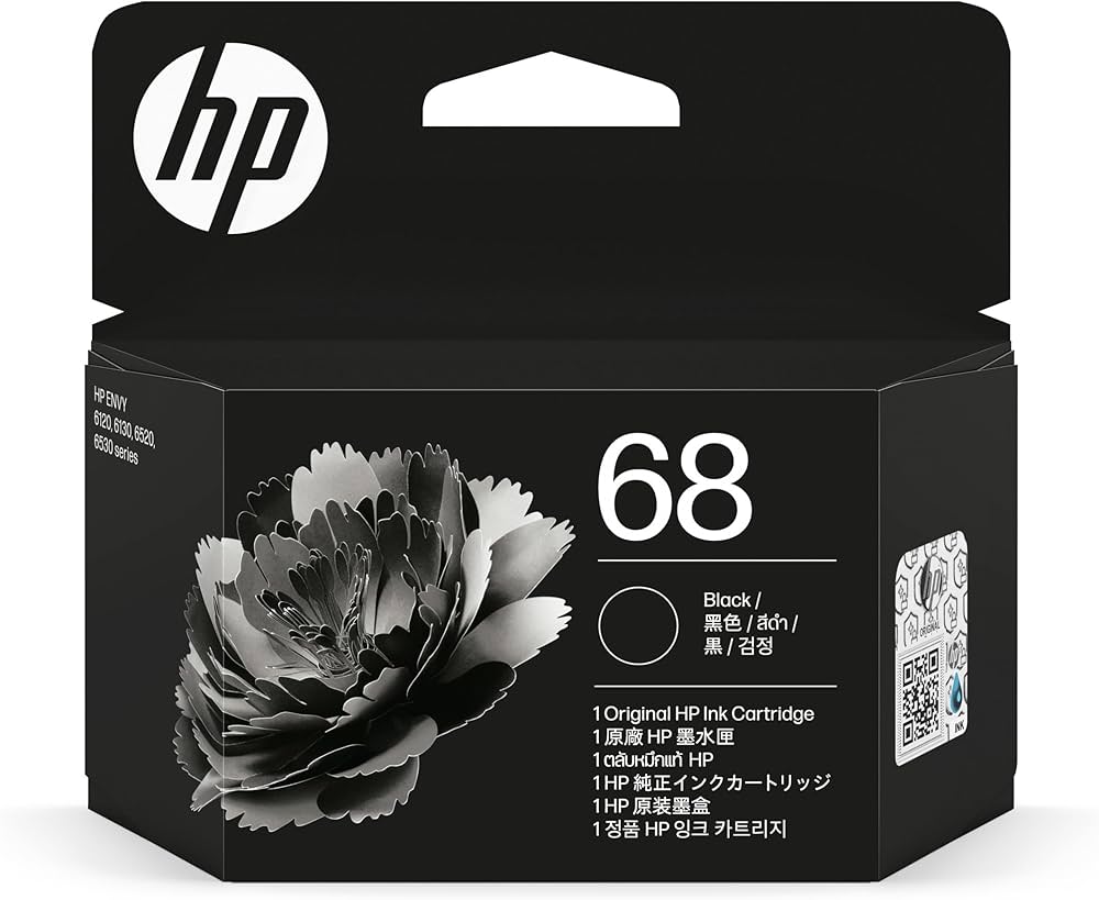 Amazon.co.jp: HP 68 純正 インクカートリッジ 黒 HP Envy 6120 6520