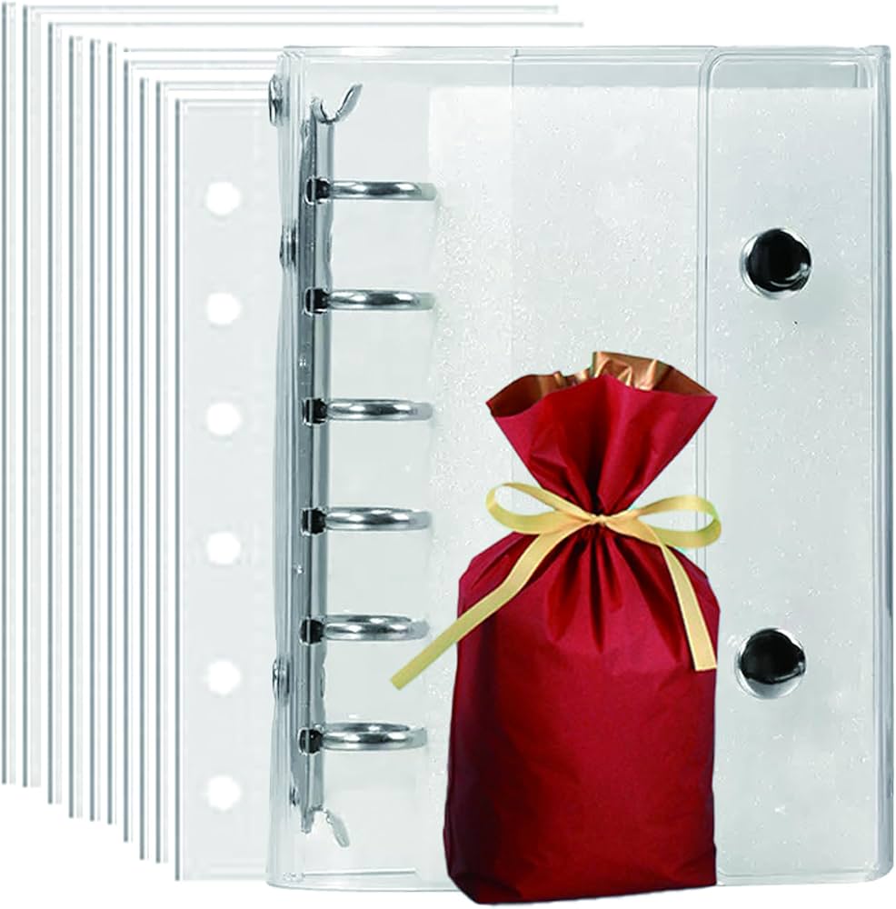 Amazon | シール帳 A7 バインダー 女の子 はがせる 透明ファイル 3D