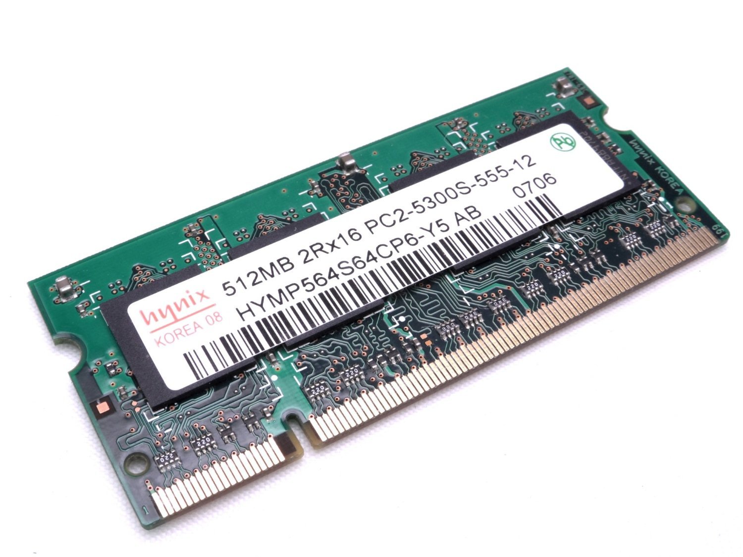 Hynix 512MB DDR2 RAM PC2-5300 200-Pin Laptop SODIMM at Amazon.com