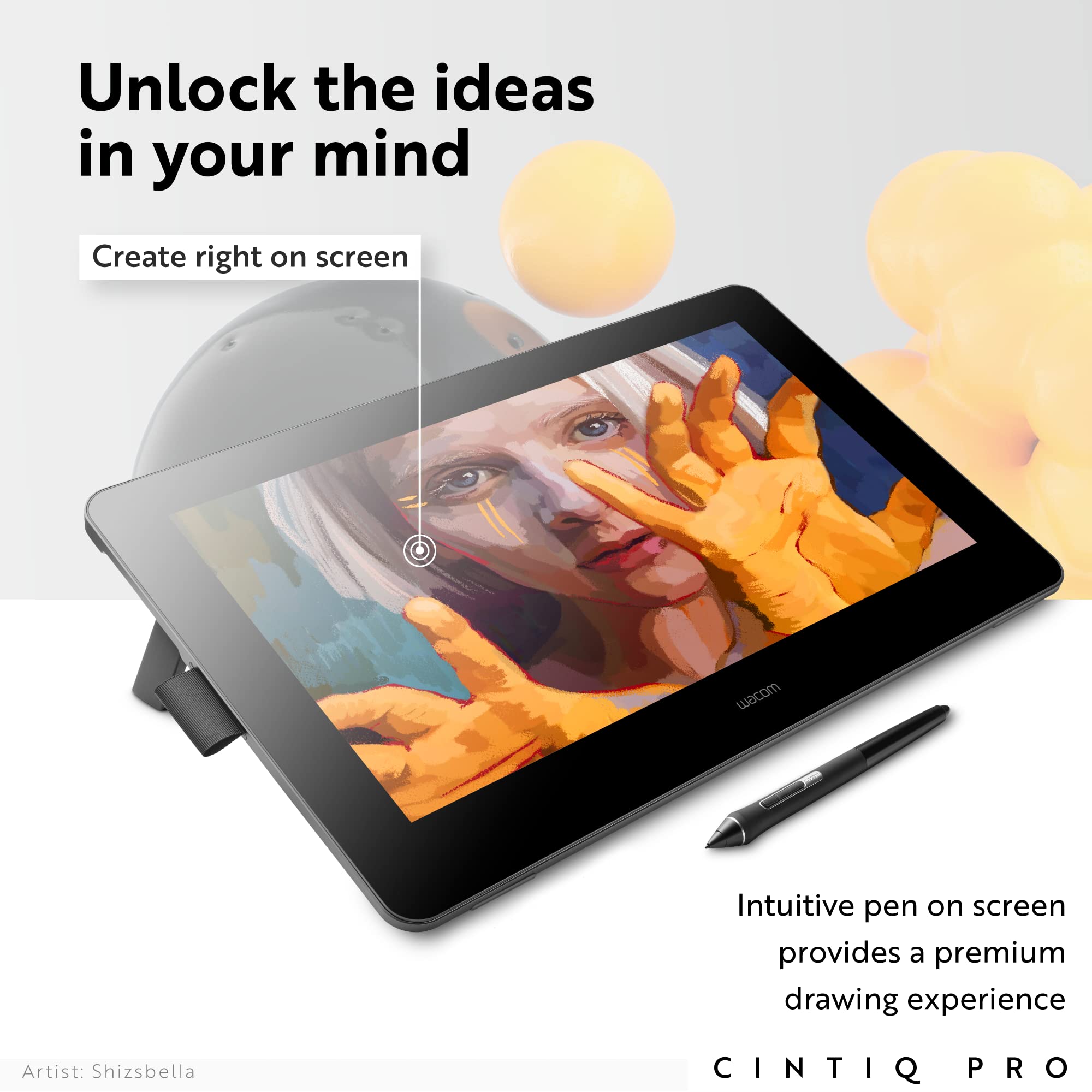 Amazon.com: Wacom Cintiq Pro 16 Creative Pen and Touch Display