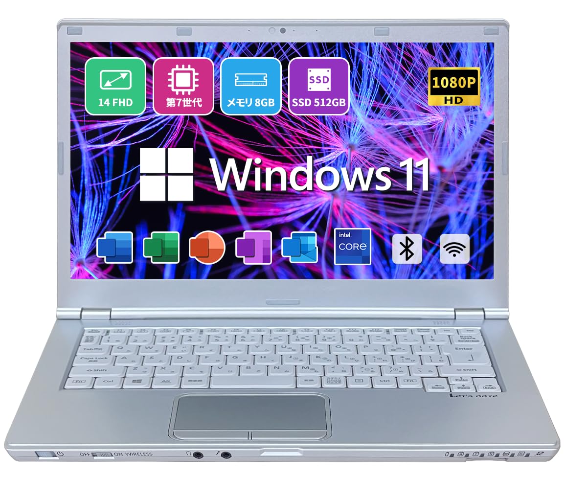 Amazon.co.jp: 【整備済み品】 14インチFHD軽量 Let's note CF-LX6／MS