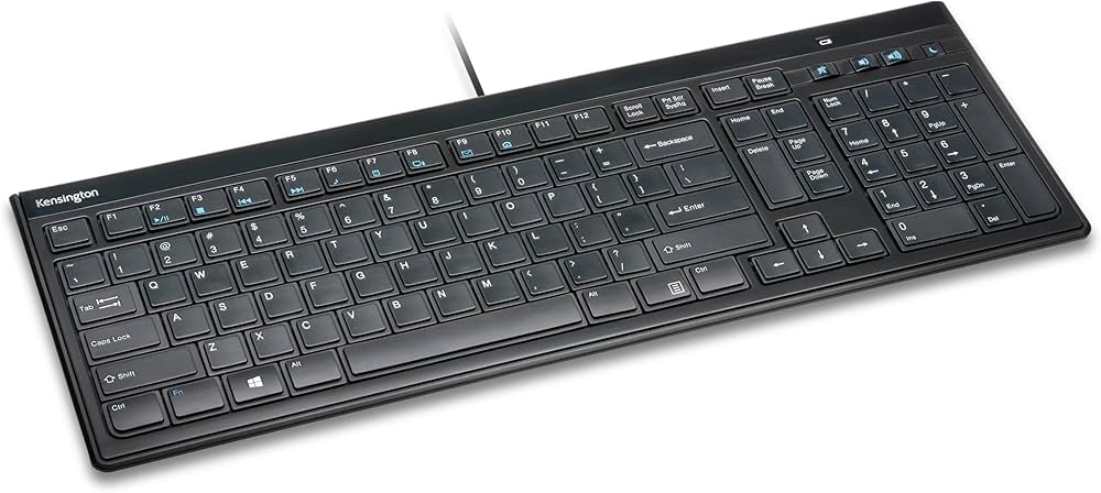 Amazon | KENSINGTON SLIMTYPE KBRD BLACK K72357UK | HP | パソコン用