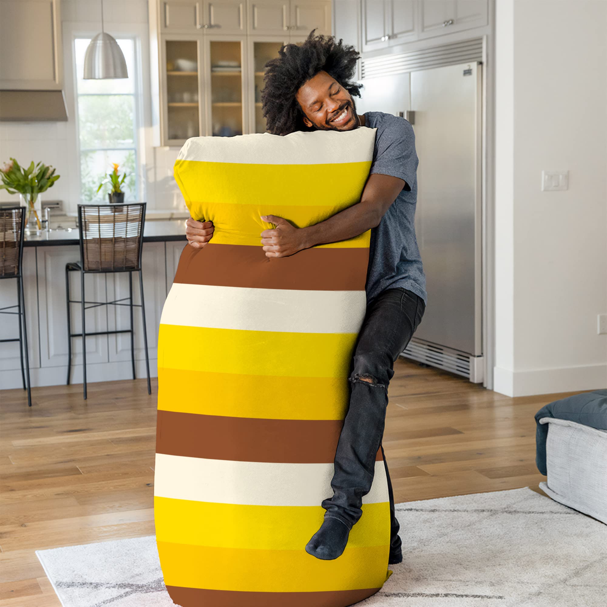 yogibo MAX カバー イエロー 公式】Yogibo Max Rainbow（ヨギボー