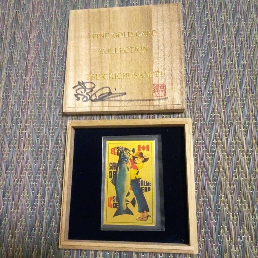 Amazon.co.jp: ファイン ゴールドカード 釣りキチ三平 直筆サイン入り
