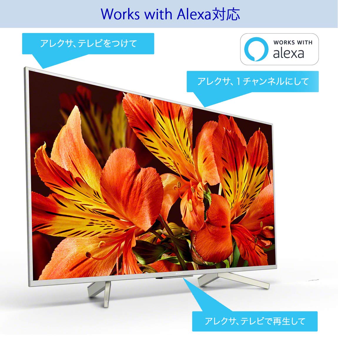 Amazon | ソニー 43V型 4K対応 液晶 テレビ KJ-43X8500F ブラビア KJ