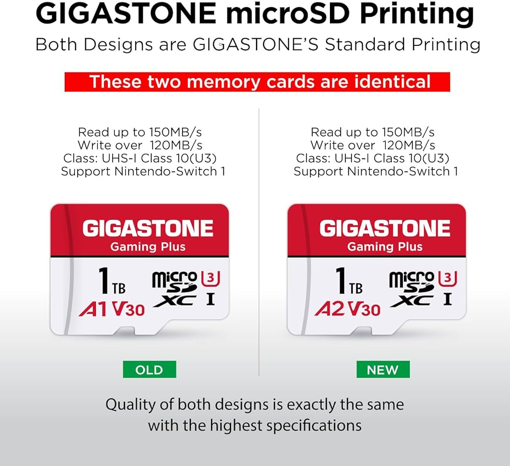 Amazon | 【Switch 1専用】 GIGASTONE マイクロsdカード 1TB Gaming