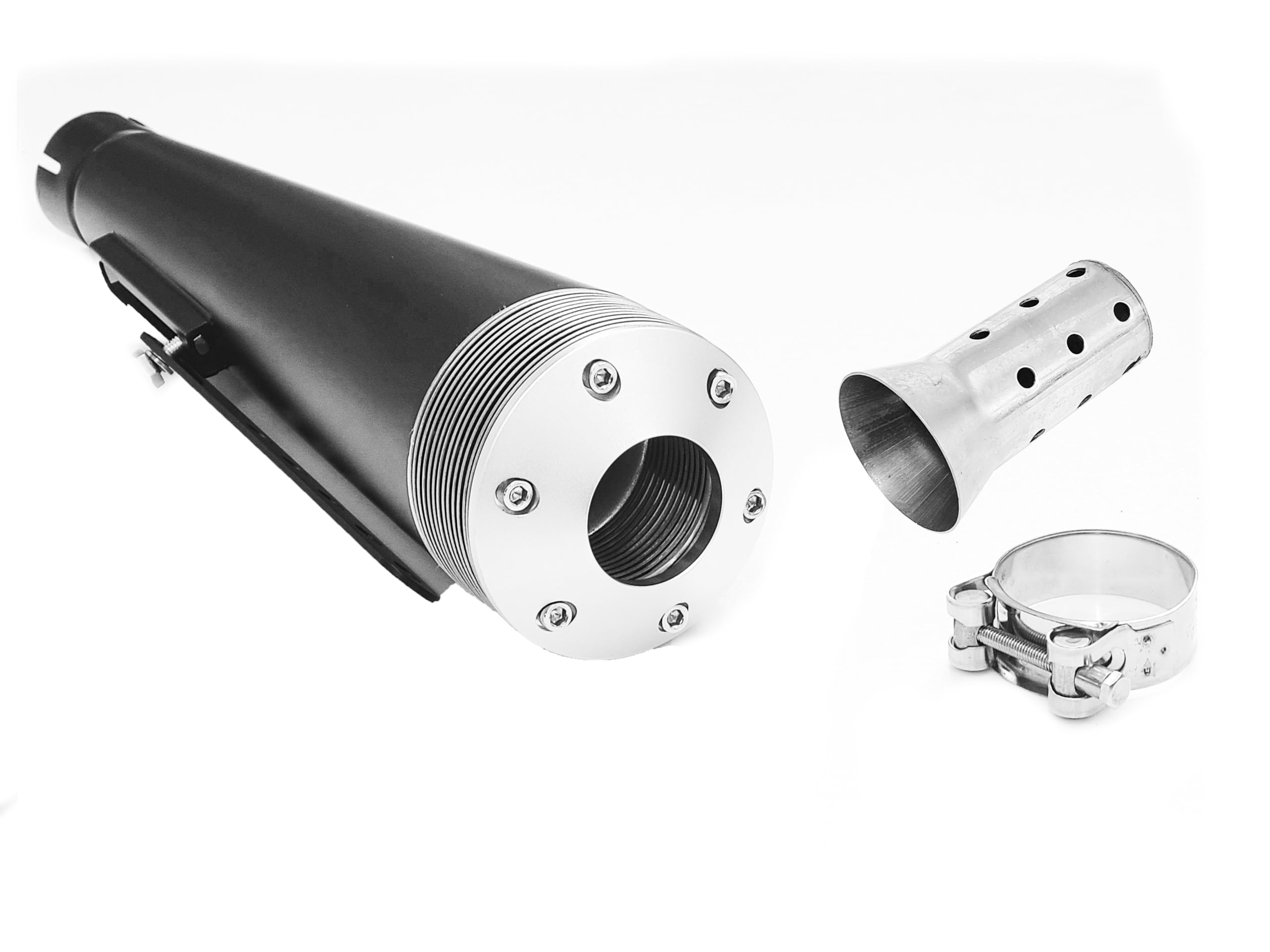 Amazon | a302BK クラシック メガホン スリップオンマフラー