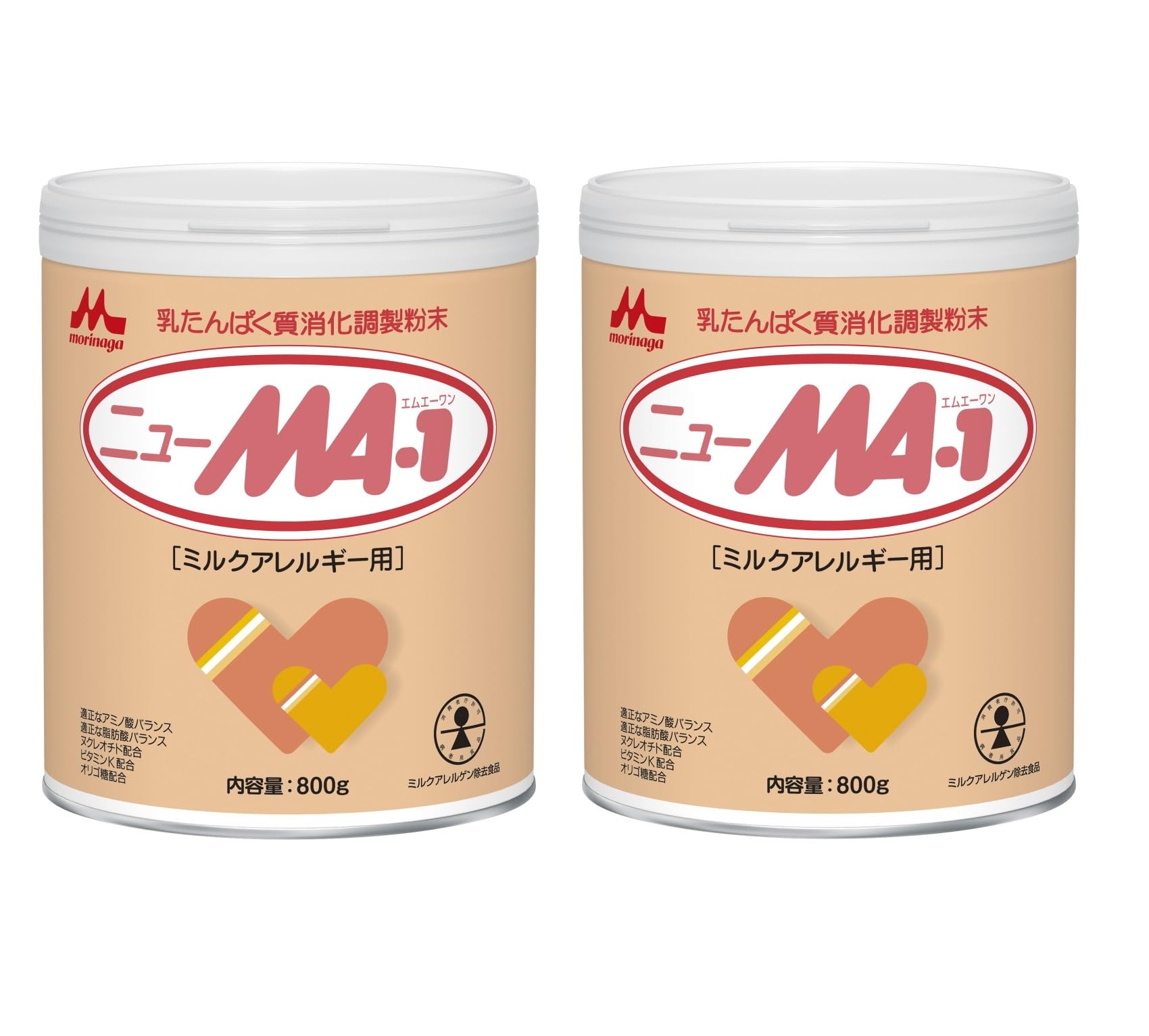 Amazon.co.jp: 【Amazon.co.jp限定】森永 ニューMA-1 大缶 800g×2缶
