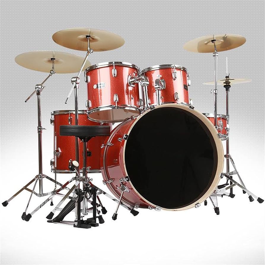 Amazon.co.jp: shuntian 複数の色400mmアダルトドラムファイブドラム4