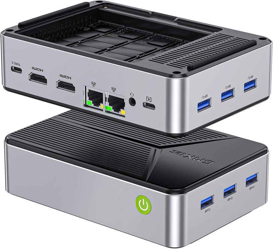 Amazon.com: GMKtec Mini PC NAS, G9 N150 Dual Boot Linux Desktop