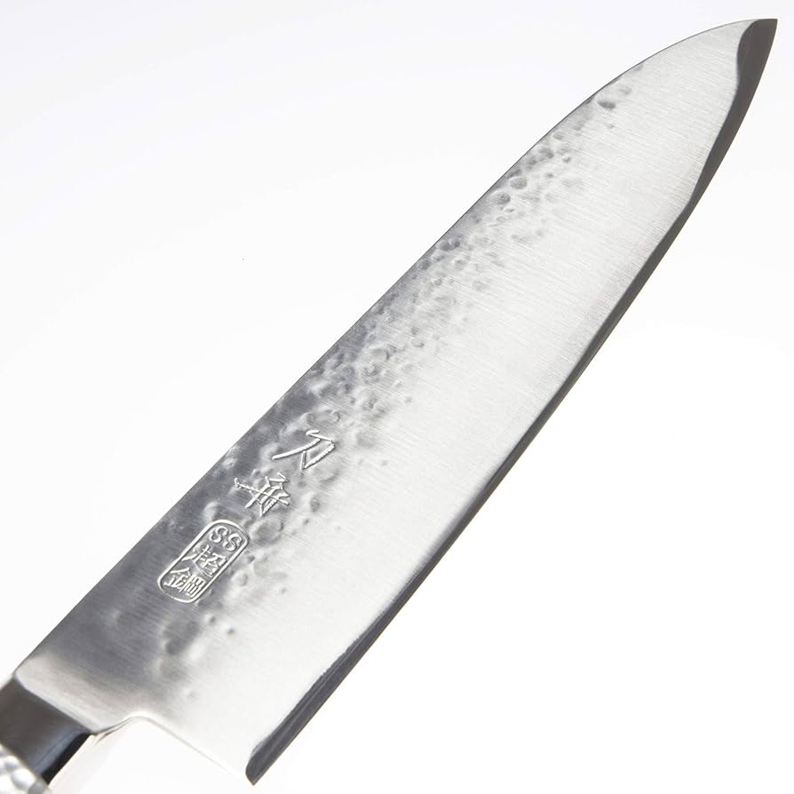 Amazon｜刀舟技研 包丁 牛刀 (右利き用) 210mm 「 刀舟 鎚目モナカ