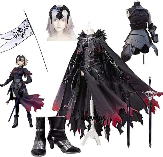 Amazon.co.jp: FGO ジャンヌオルタ コスプレ衣装 (ウィッグ 靴別売り