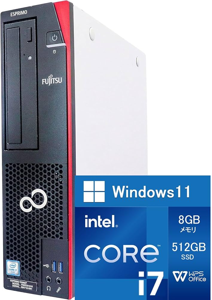 Amazon.co.jp: 【整備済み品】 富士通 デスクトップパソコン D586