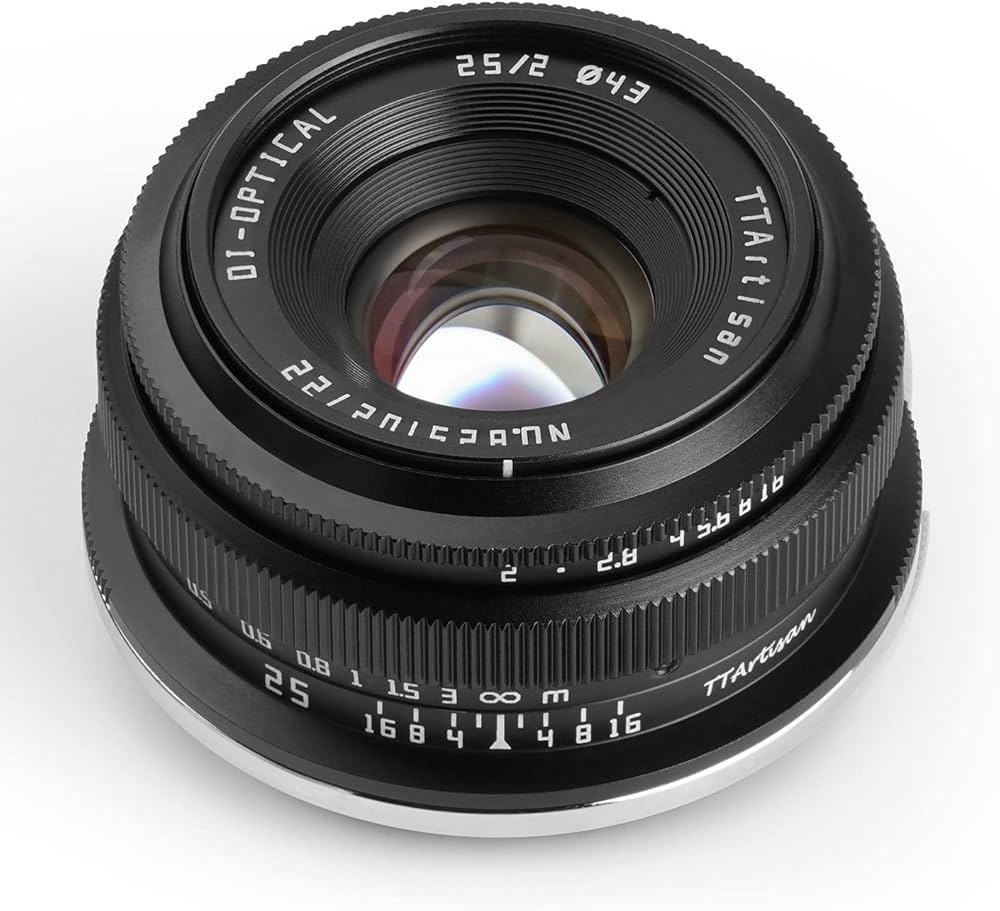 Amazon.co.jp: TTArtisan 25mm F2 Zマウント MF 単焦点レンズ APS-C