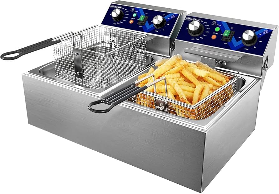 Amazon.co.jp: 電気フライヤー 20L 卓上フライヤー 揚げ物器 ミニ