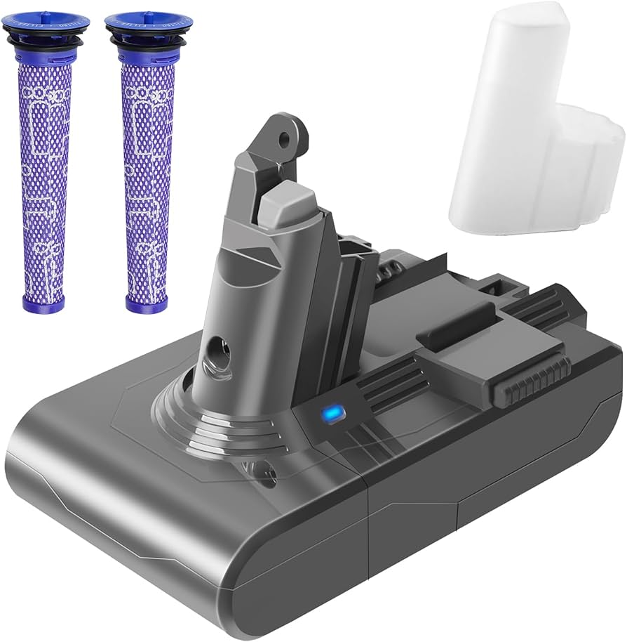 AMICROSS Upgraded 21.6V 4.5Ah Battery Replacement for Dyson V6