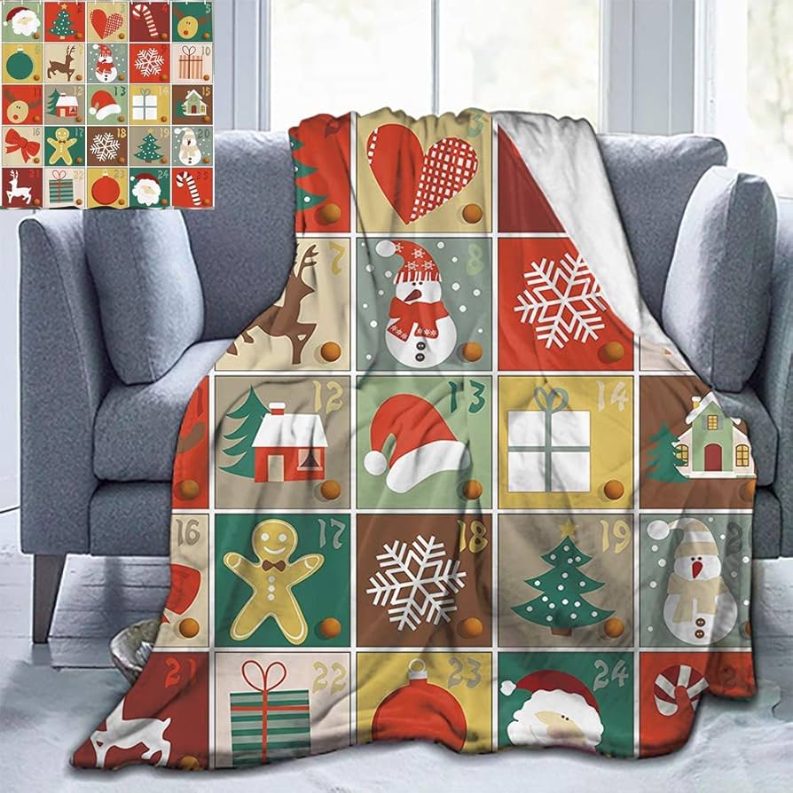 Amazon｜クリスマスブランケット、プラッシュブランケット、クリスマス