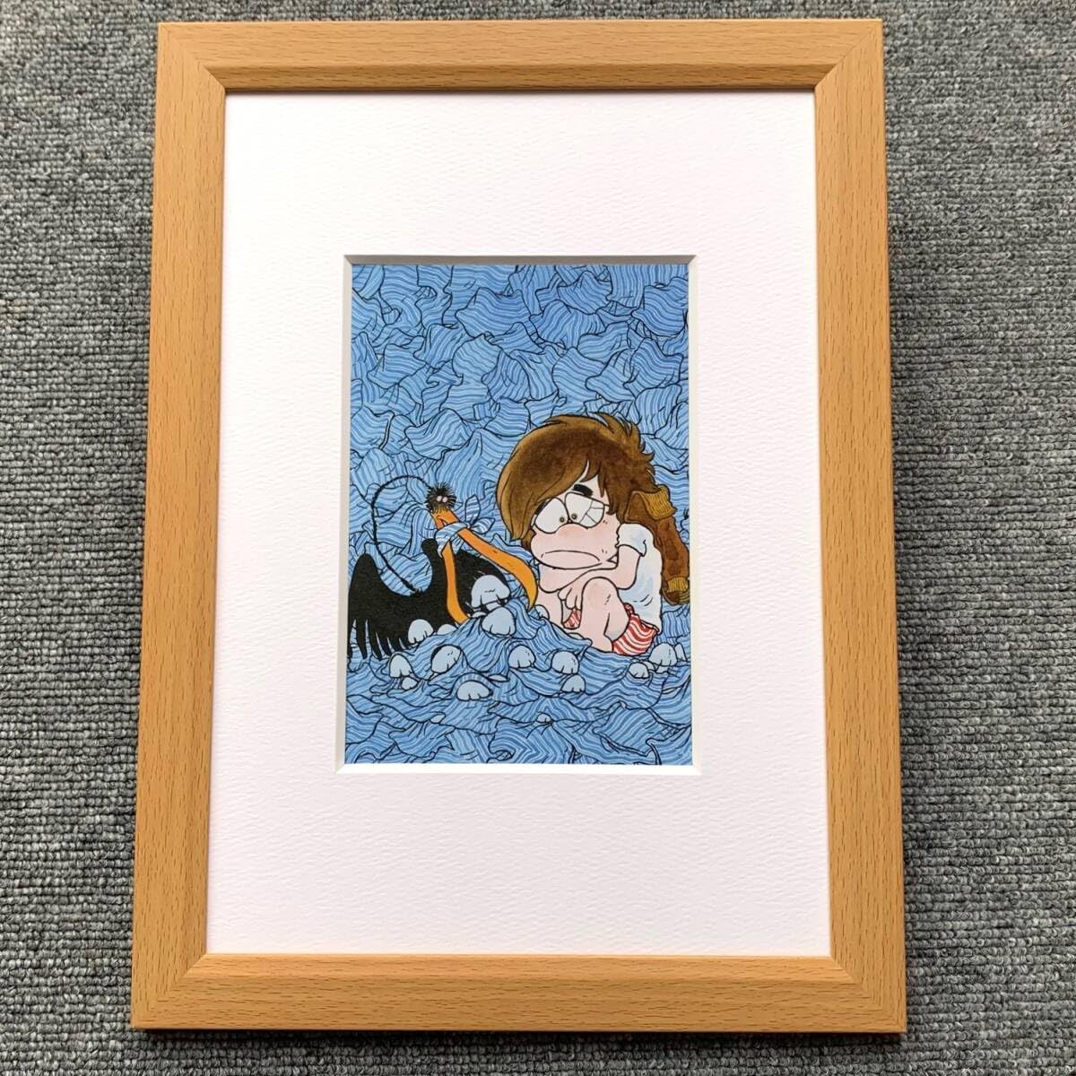 Amazon.co.jp: □松本零士『男おいどん』 B5サイズ 額入り イラスト