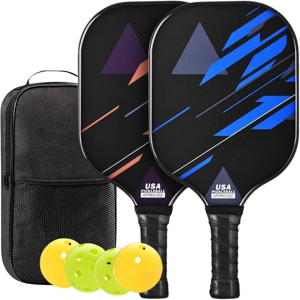 Amazon | EverVanz ピックルボール パドル 2本セット ピックルボール
