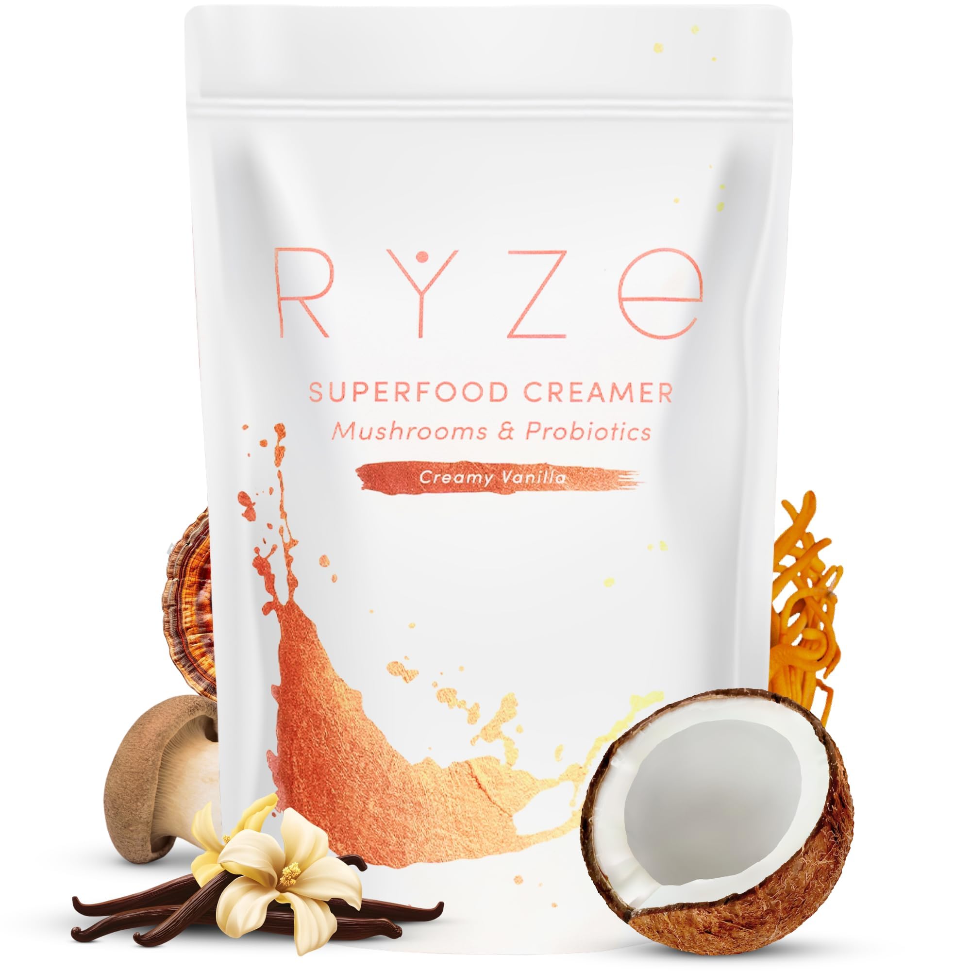 Amazon.com: RYZE SUPERFOODS Probiotic Coffee Creamer with 6