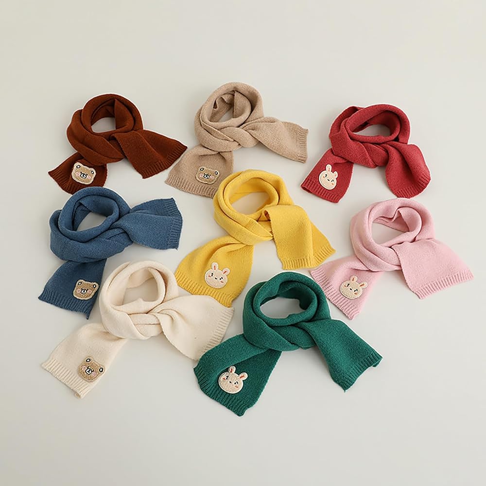 Zksbdxz Scarf,Baby Winter Scarf Cartoon Neck Windproof Winter